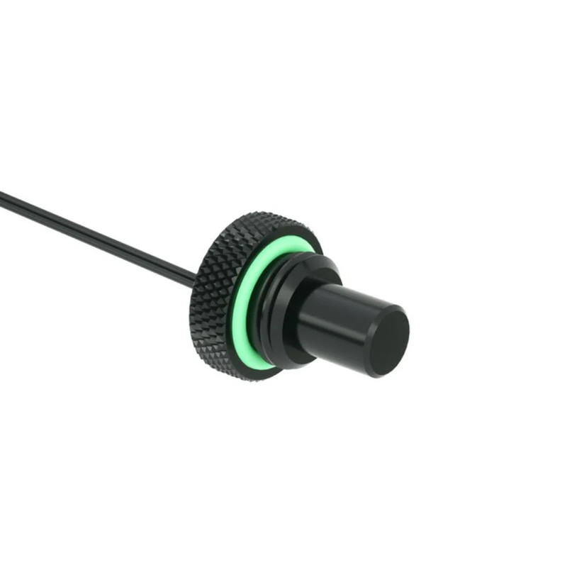 Barrowch G1/4 10K Temperature Sensor Lengthened Stop Fitting - Black - وصلات أنابيب